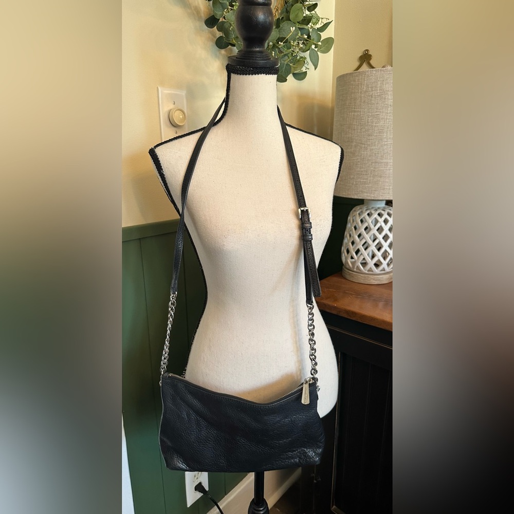 Michael Kors Black Crossbody Soft Pebble Leather